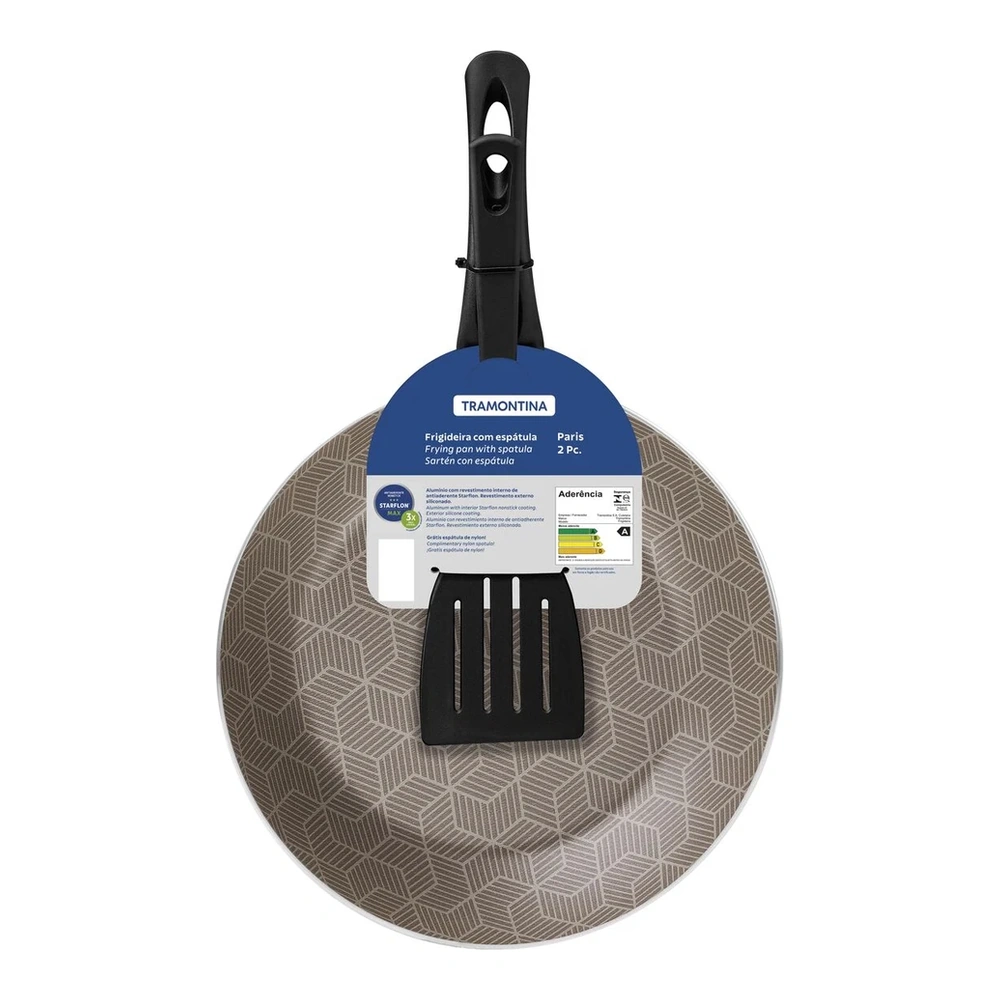 SARTEN 28 CM CON ESPATULA PARIS TRAMONTINA T28508D 4