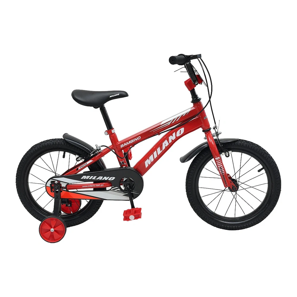 BICICLETA MILANO BAMBINO 16 ROJO