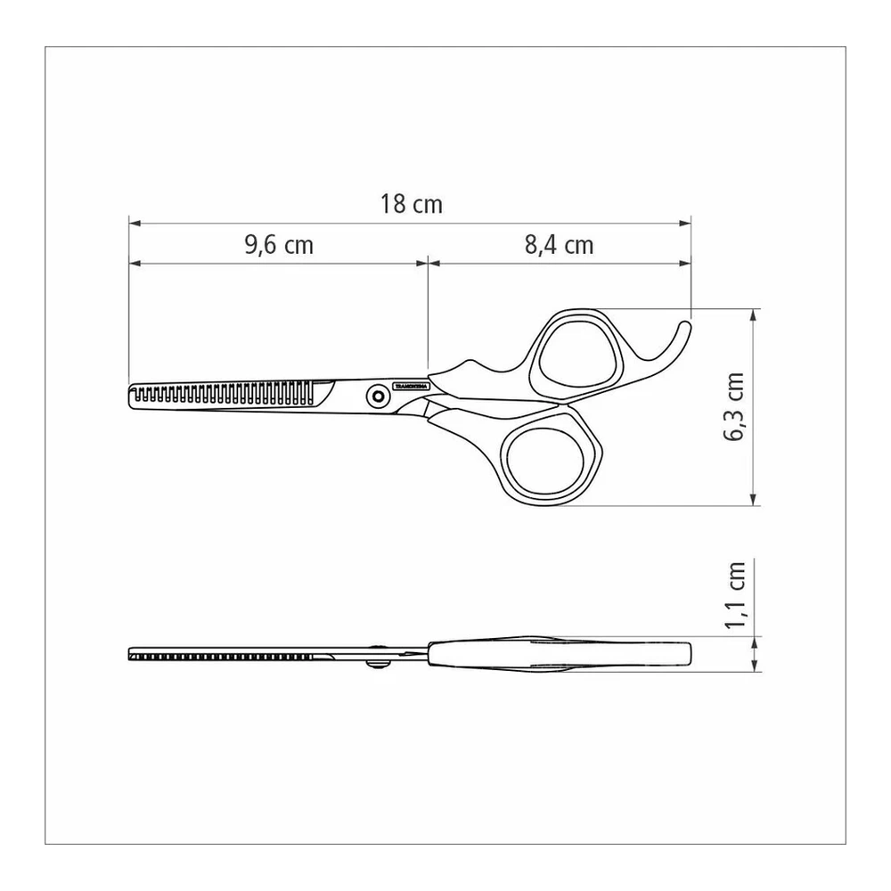 TIJERA PARA CABELLO 6 SUPERCORT TRAMONTINA T25911 5