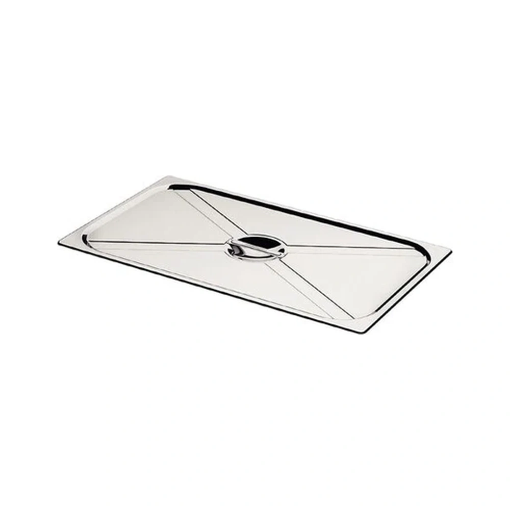 TAPA DE ACERO INOXIDABLANCOE SIN RANURA 1/3 TRAMONTINA T610932