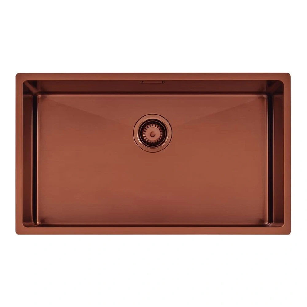 CUBETA QUADRUM INOX 70X40X20,5 ROSE GOLD TRAMONTINA T940004