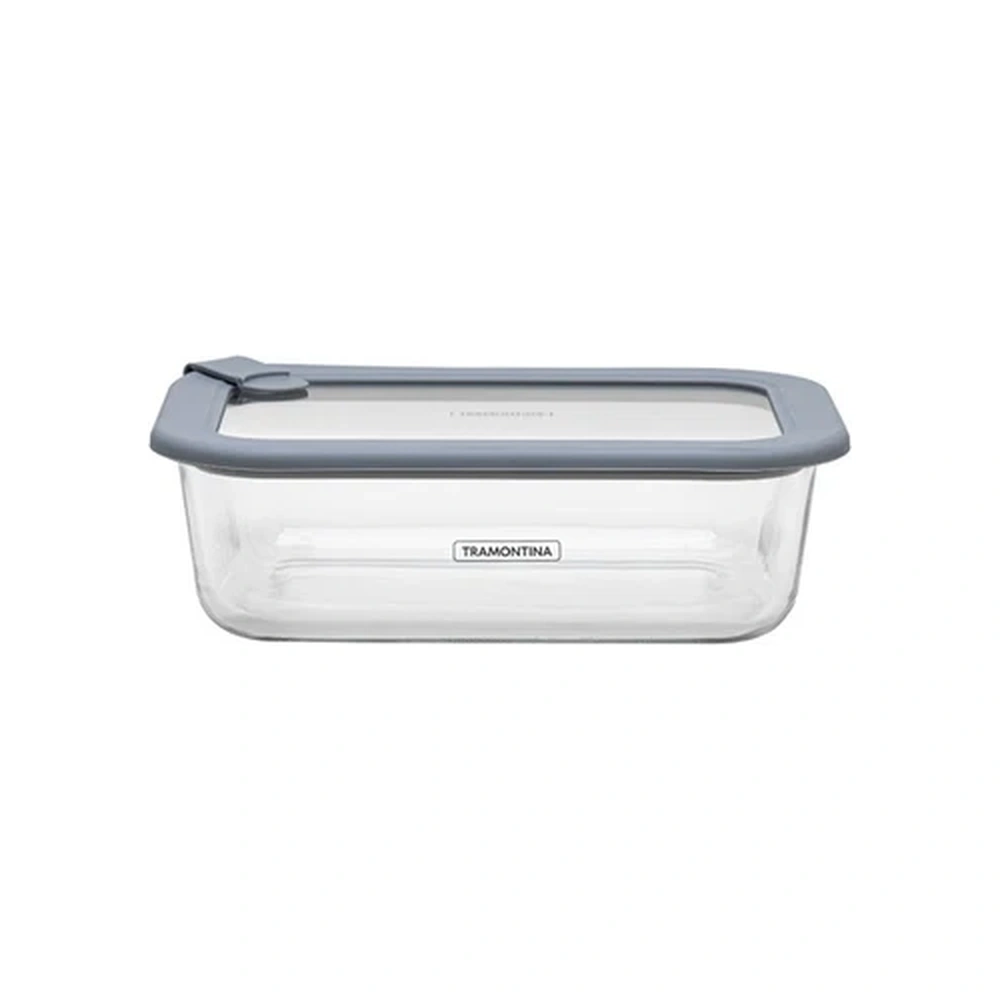 CONTENEDOR DE VIDRIO CON TAPA DE SILICONA TRAMONTINA T61227F