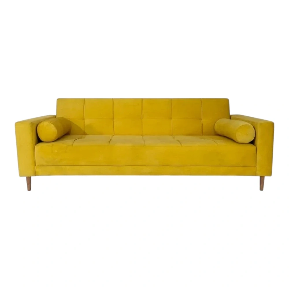 Sofá Cama Unanime Valenzuela Amarillo 3