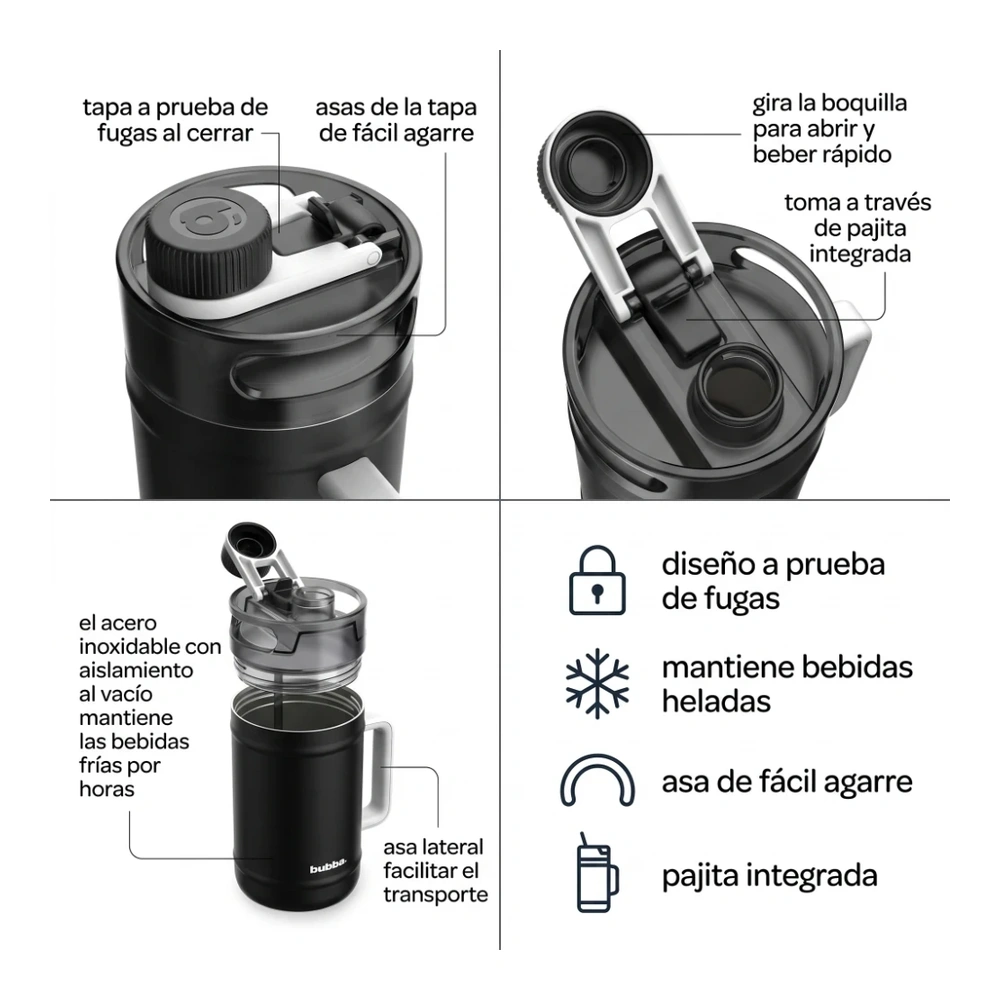 KEG BUBBA CON PAJITA Y ROSCA DE 1,54LTS - OFFICE SIREN 4