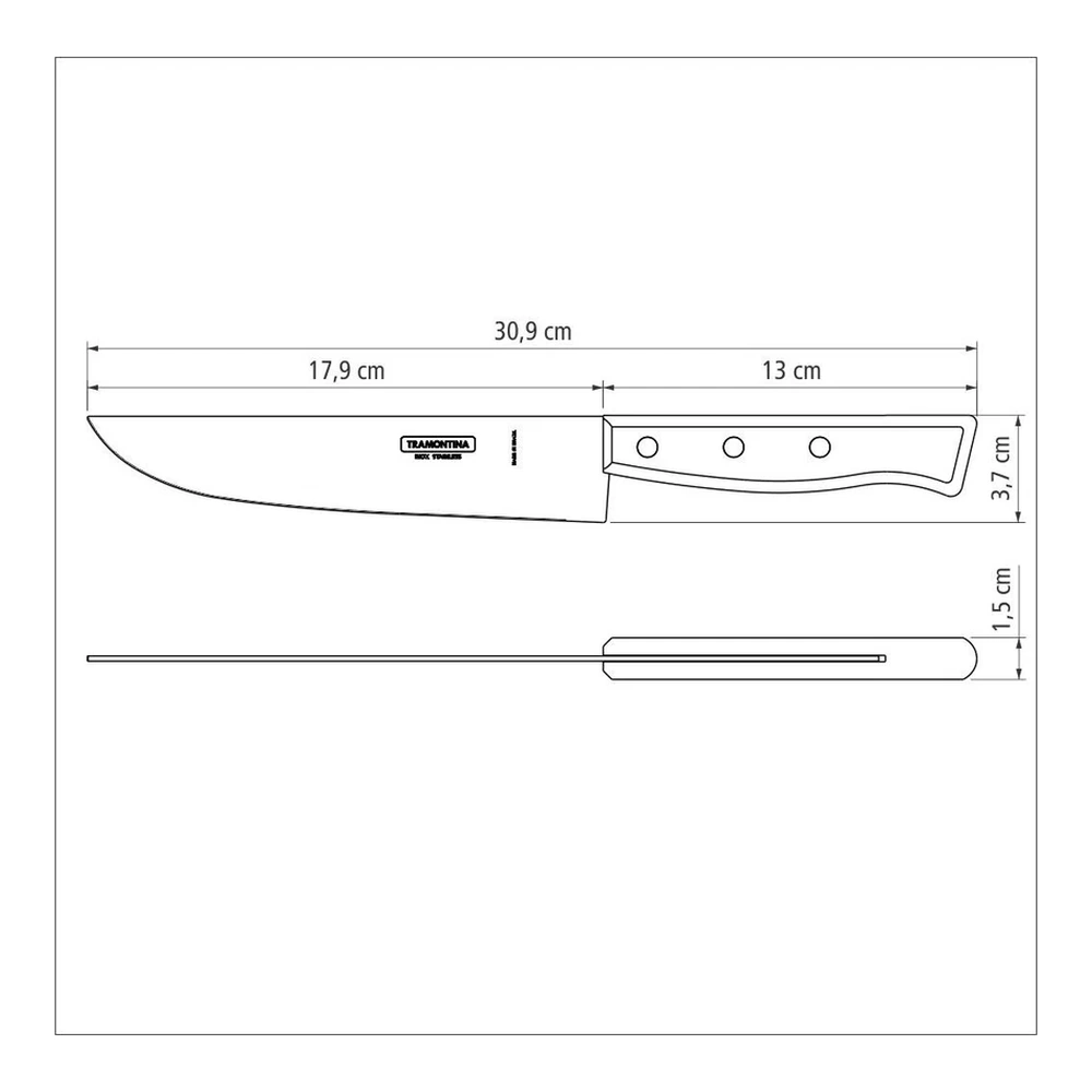 CUCHILLO COCINA 7 TRADICIONAL TRAMONTINA T222177 3