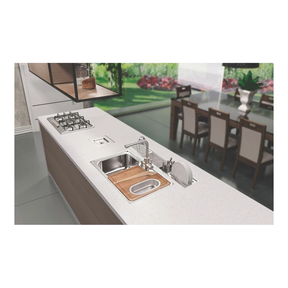 CANAL HUMEDO EN ACERO INOX 60 CM TRAMONTINA T945342 3