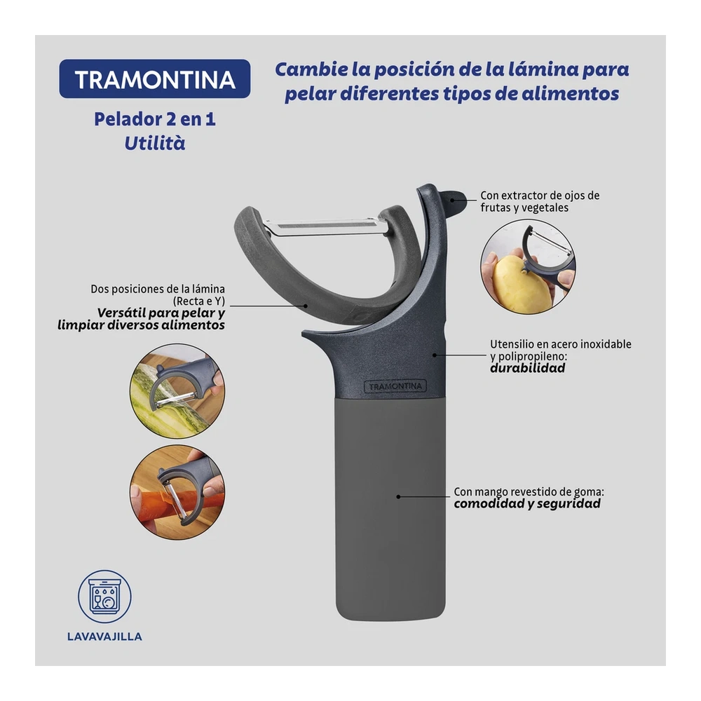 PELADOR 2 EN 1 TRAMONTINA T253141 3