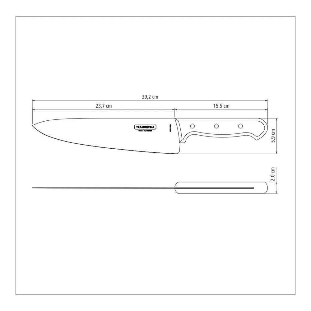 CUCHILLO CARNE 10 POLYOOD TRAMONTINA T21199D 4