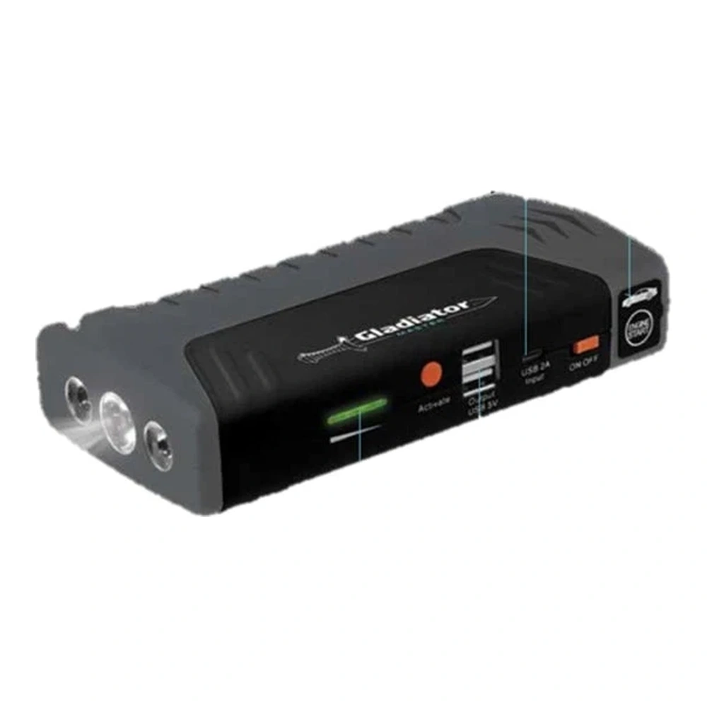 ARRANCADOR CARGADOR 13800MAH GLADIATOR