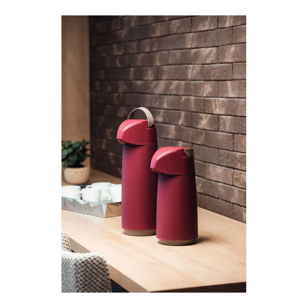 TERMO CON SIFON 1,80LT  - ROJO/BEIGE TRAMONTINA T616396 5