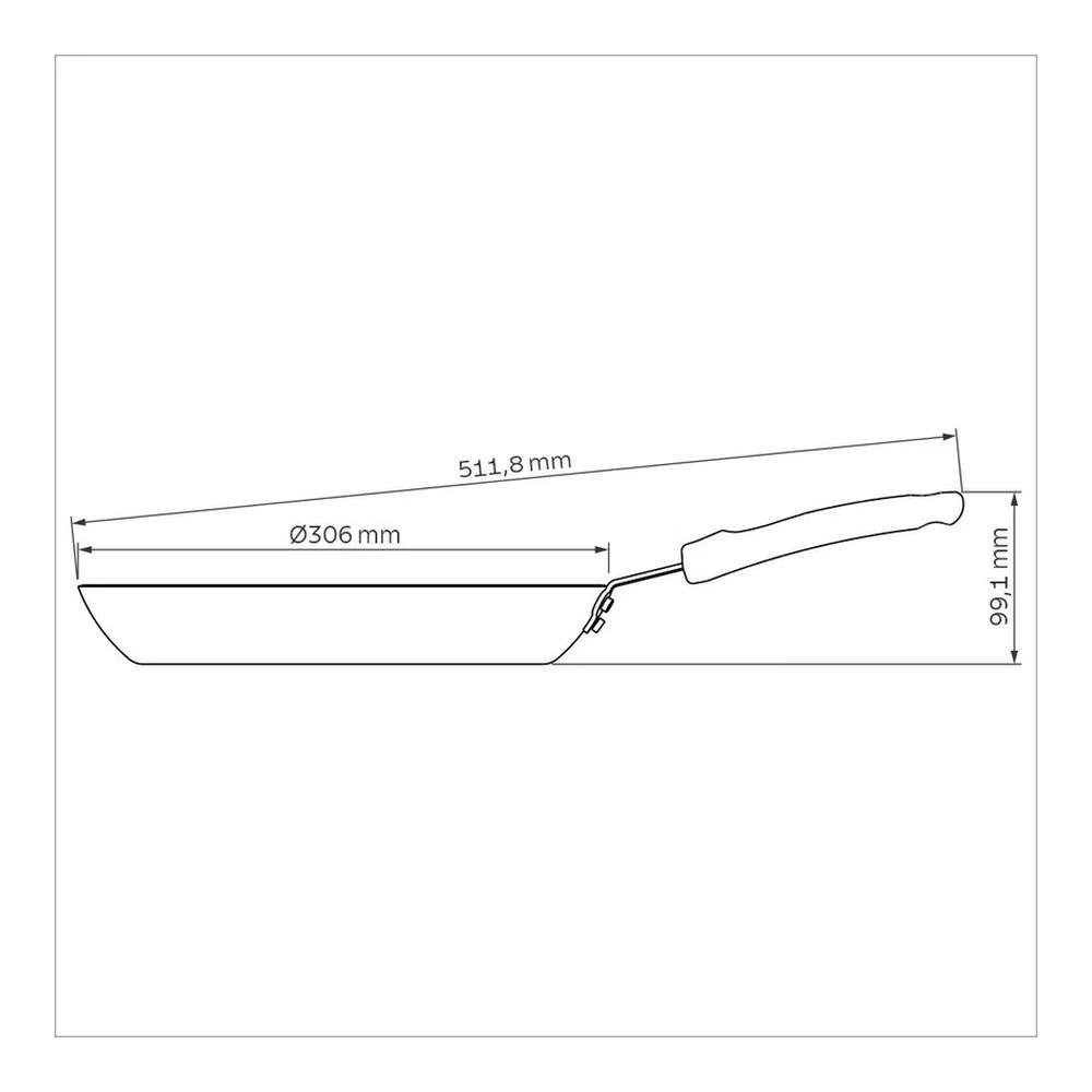 SARTEN PROFESIONAL 30 CM TRAMONTINA T208923 5