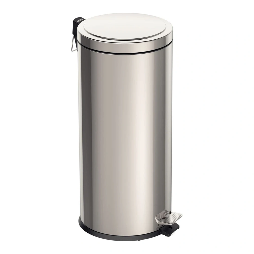 BASURERO ACERO INOX CON PEDAL 30 LIT TRAMONTINA T945385