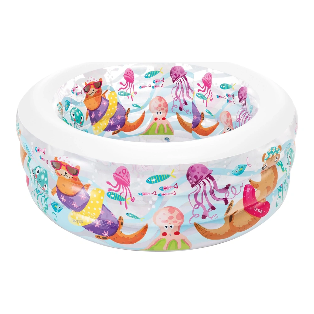 PISCINA TRES ANILLOS DISEÑO FON DEL MAR 1,52X56CM. DE 360 LITROS I58480