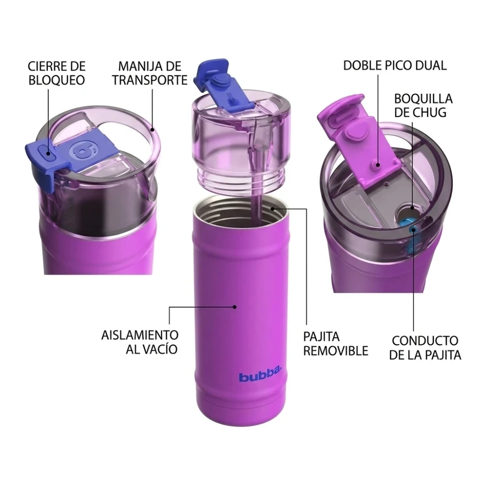 BOTELLA BUBBA DUALSIP DE 532ML MOOD BOOSTER 4