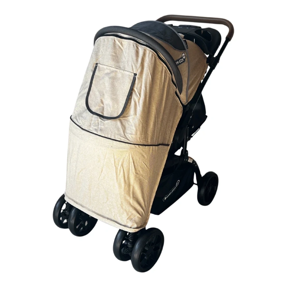 CARRITO MOM-EZY C/BABY SEAT BEIGE MEZ-13777L-BG 4