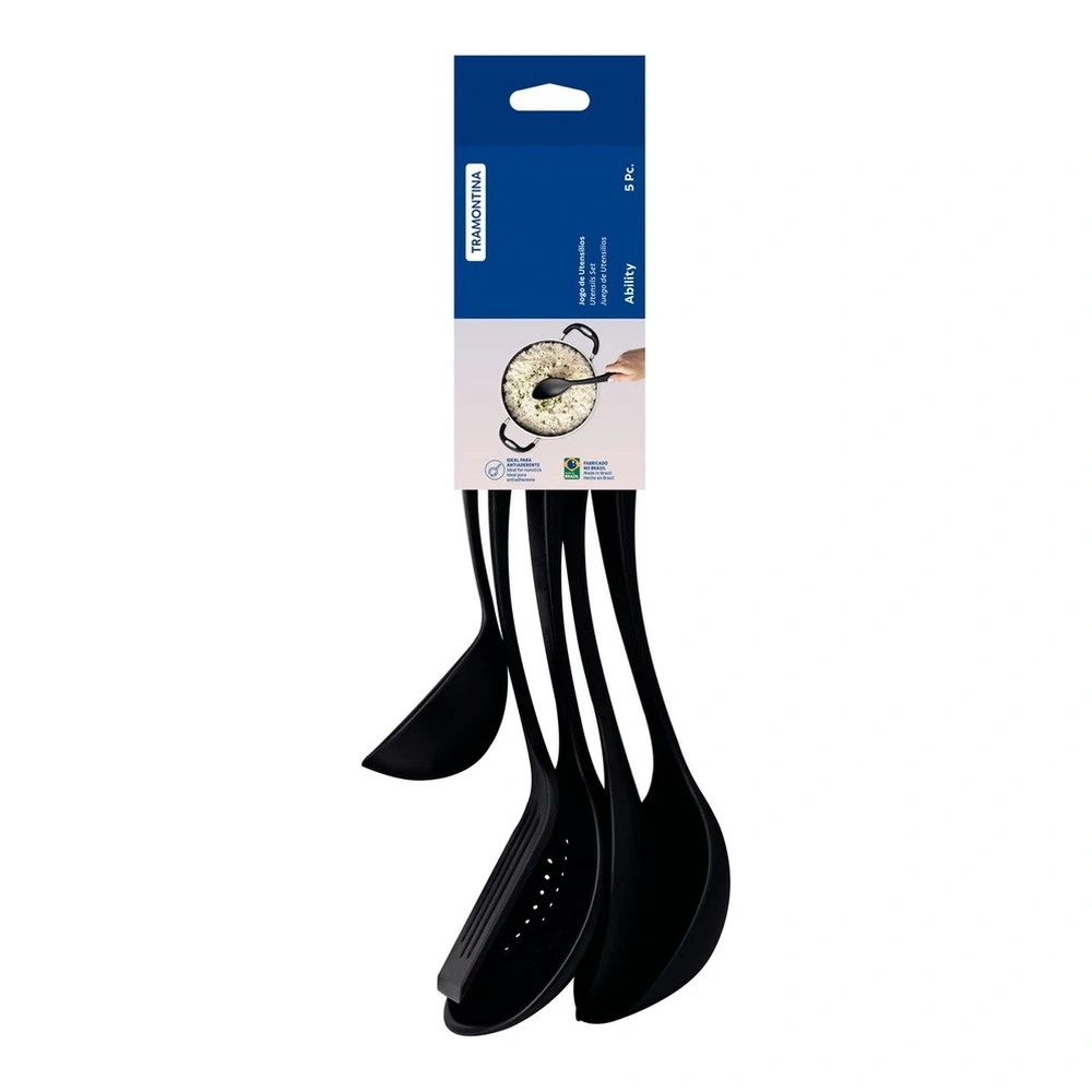 JUEGO  DE UTENSILIOS 5 PZAS ABILITY TRAMONTINA T251995 4