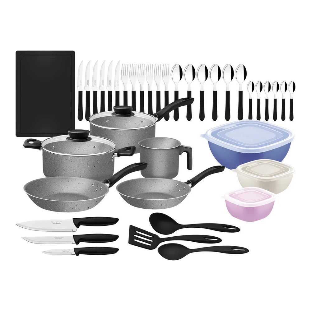 KIT COCINA 44 PZAS TRAMONTINA T28399B 2