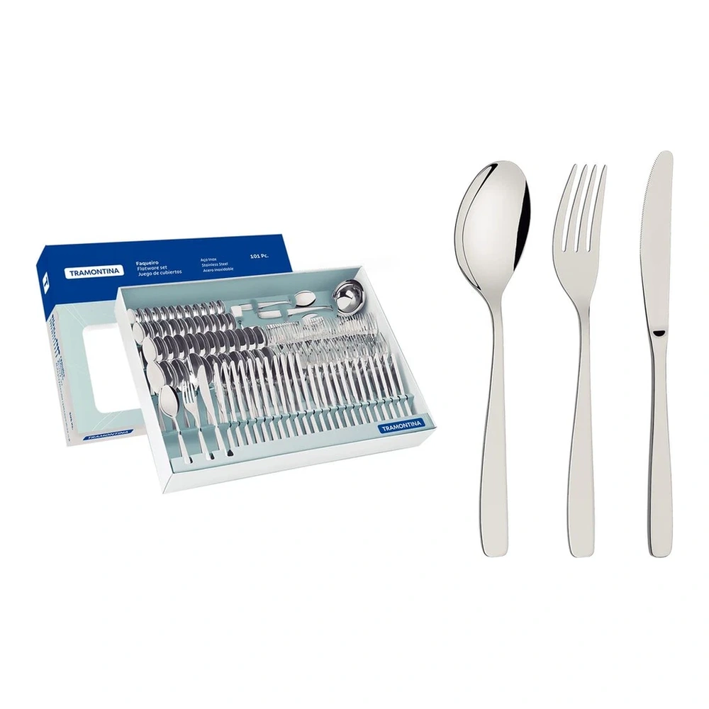 JUEGO DE CUBIERTOS 101PZAS  COSMOS TRAMONTINA T669504 2