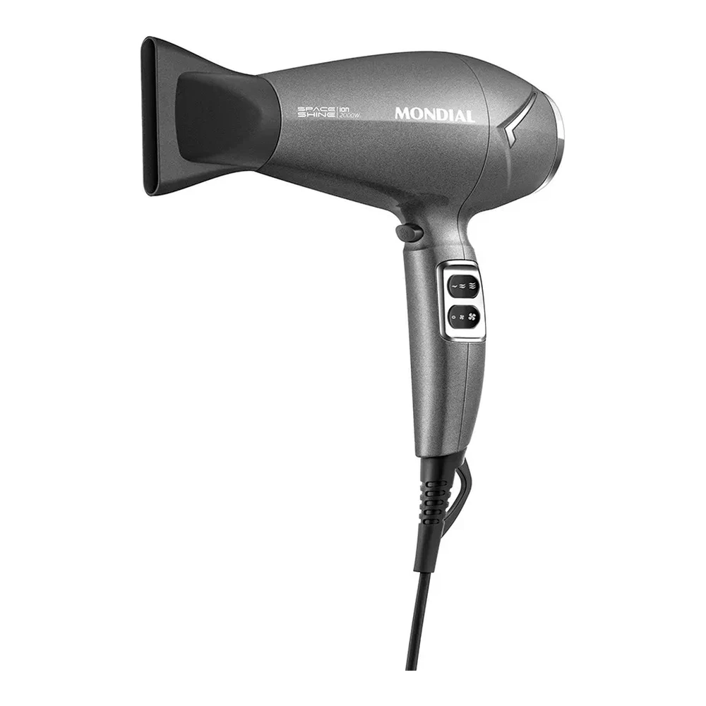 SECADOR DE CABELOS  MONDIAL SPACE SHINE GRAFIT