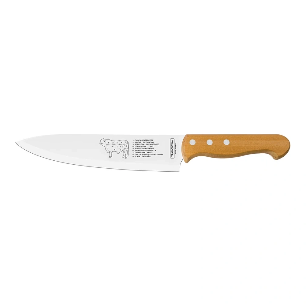 KIT PARA ASADO 3 PZAS CHURRASCO TRAMONTINA T223982 3