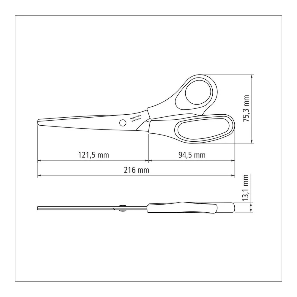 TIJERA PARA COSER 8 SUPERCORT TRAMONTINA T259502 5