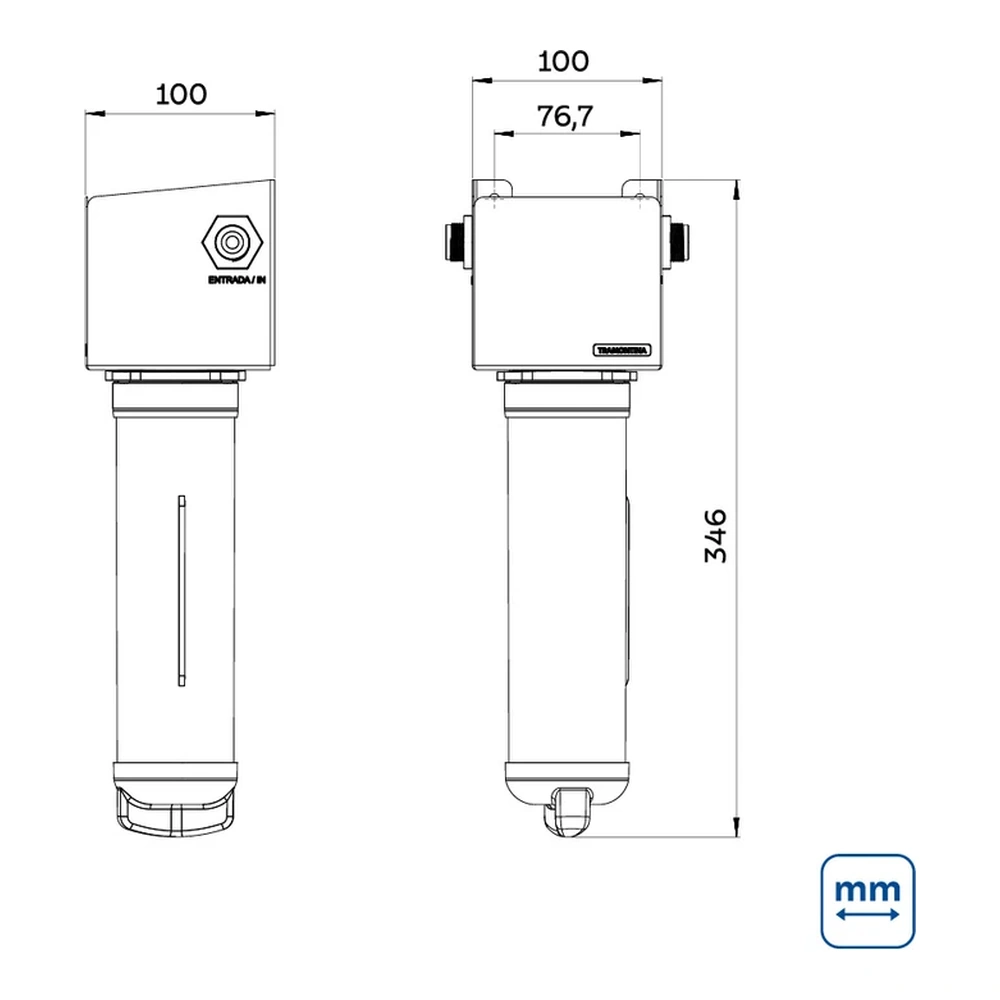 FILTRO DE AGUA CLASSE A EFIC BACT TRAMONTINA T94526 4