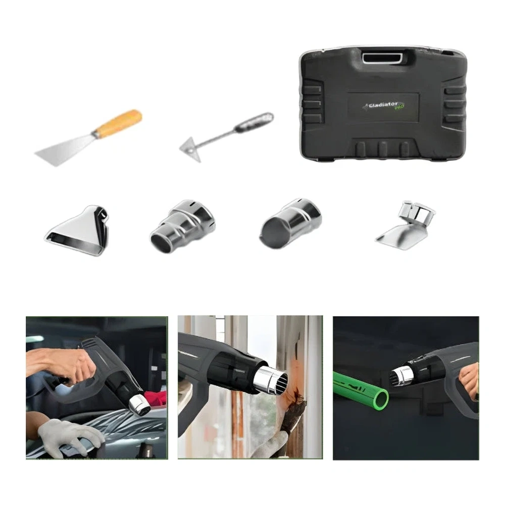 PISTOLA DE CALOR 2000W GLADIATOR 3