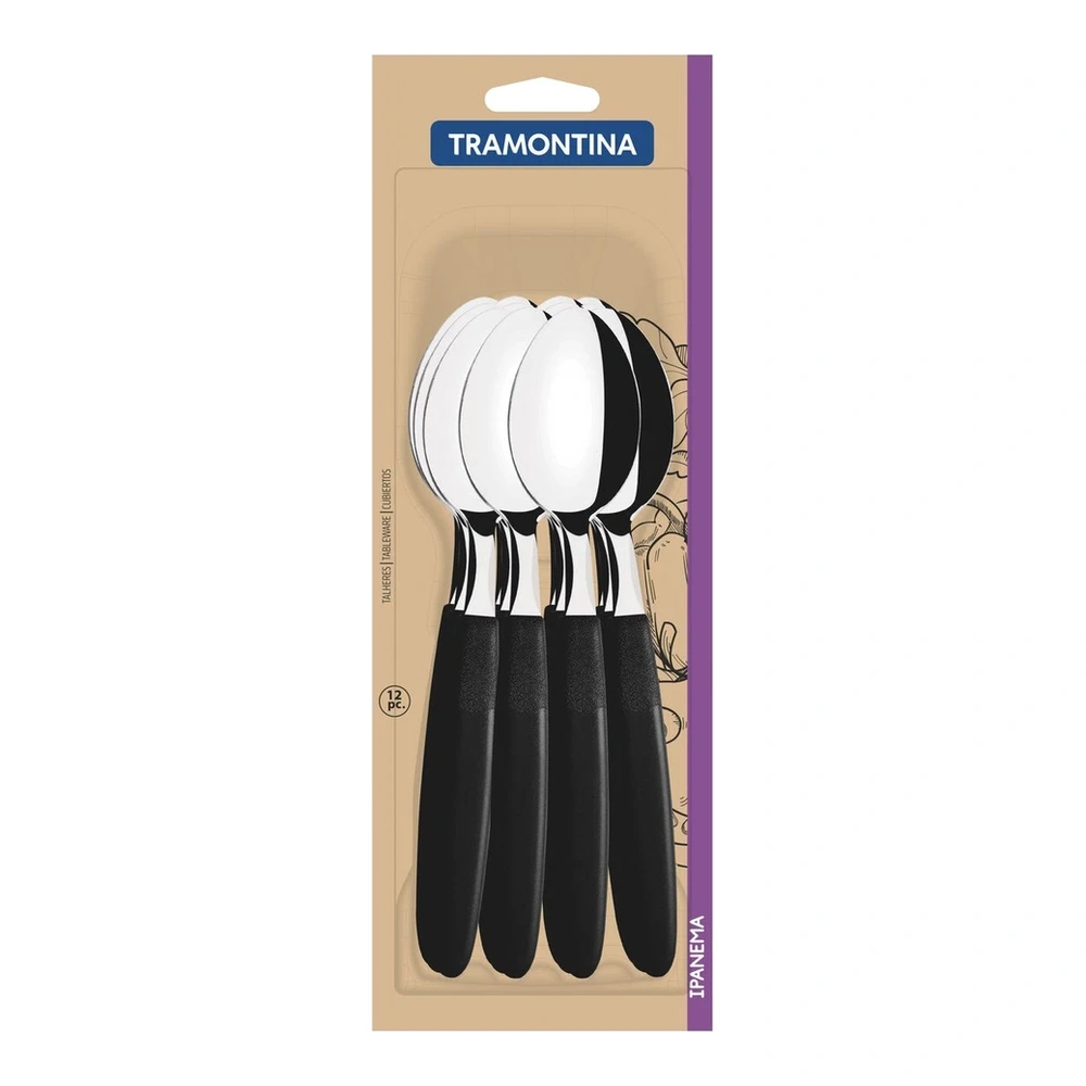 JUEGO  CUCHARAS MESA 12PZAS IPANEMA TRAMONTINA T233631 3