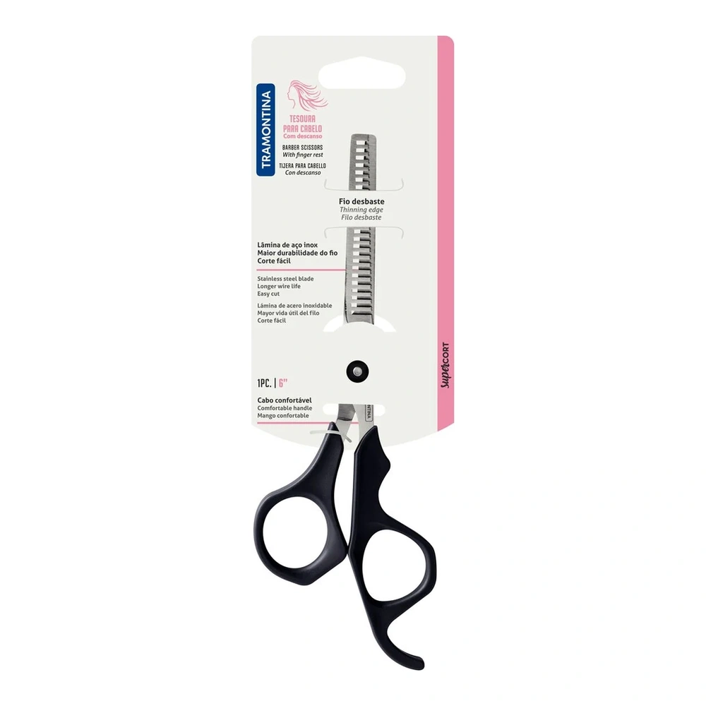 TIJERA PARA CABELLO 6 SUPERCORT TRAMONTINA T25911 4