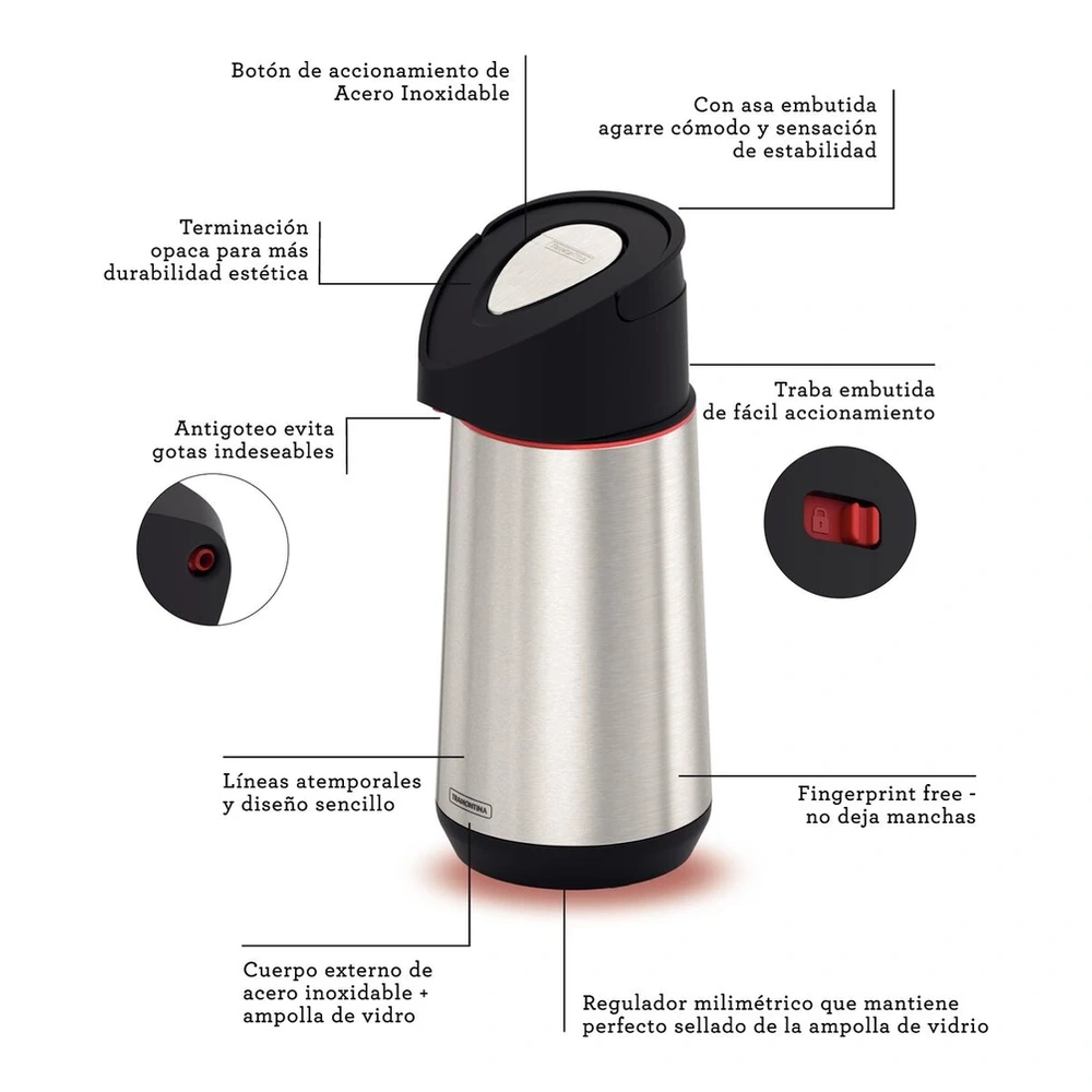 THERMO CON SIFON 1 8L TRAMONTINA T616412 3