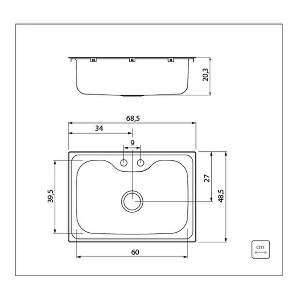 FREG EMP INOX MORG UND 69X49 CON ACCES TRAMONTINA T938061 5