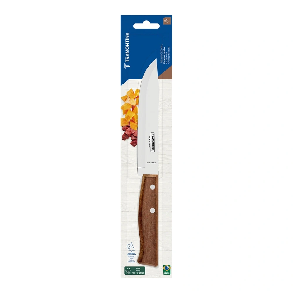 CUCHILLO COCINA 6 TRADICIONAL TRAMONTINA T222161 3