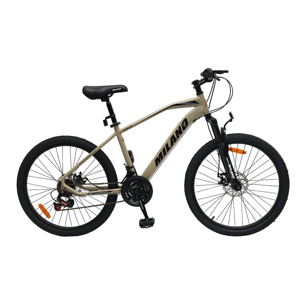 BICICLETA MILANO SAETA 24SUS SWING PLATA