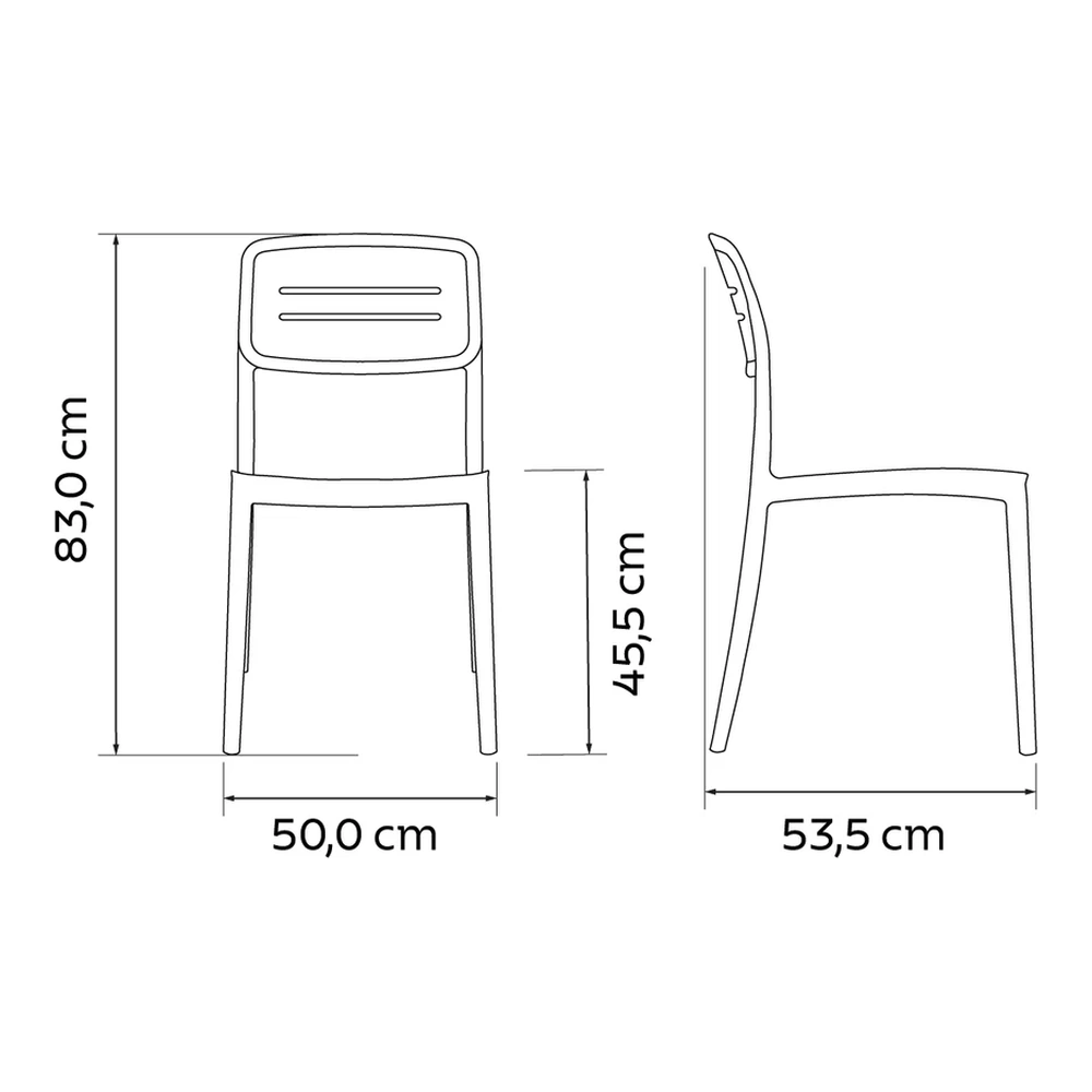 SILLA AMARILLOELIA GF TRAMONTINA T920981 3