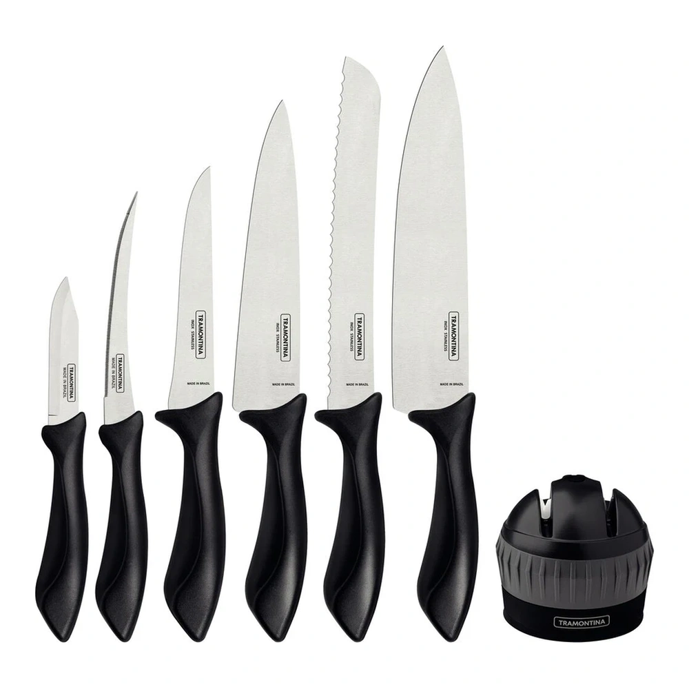JUEGO DE CUCHILLOS 7 PZAS AFFILATA TRAMONTINA T236990