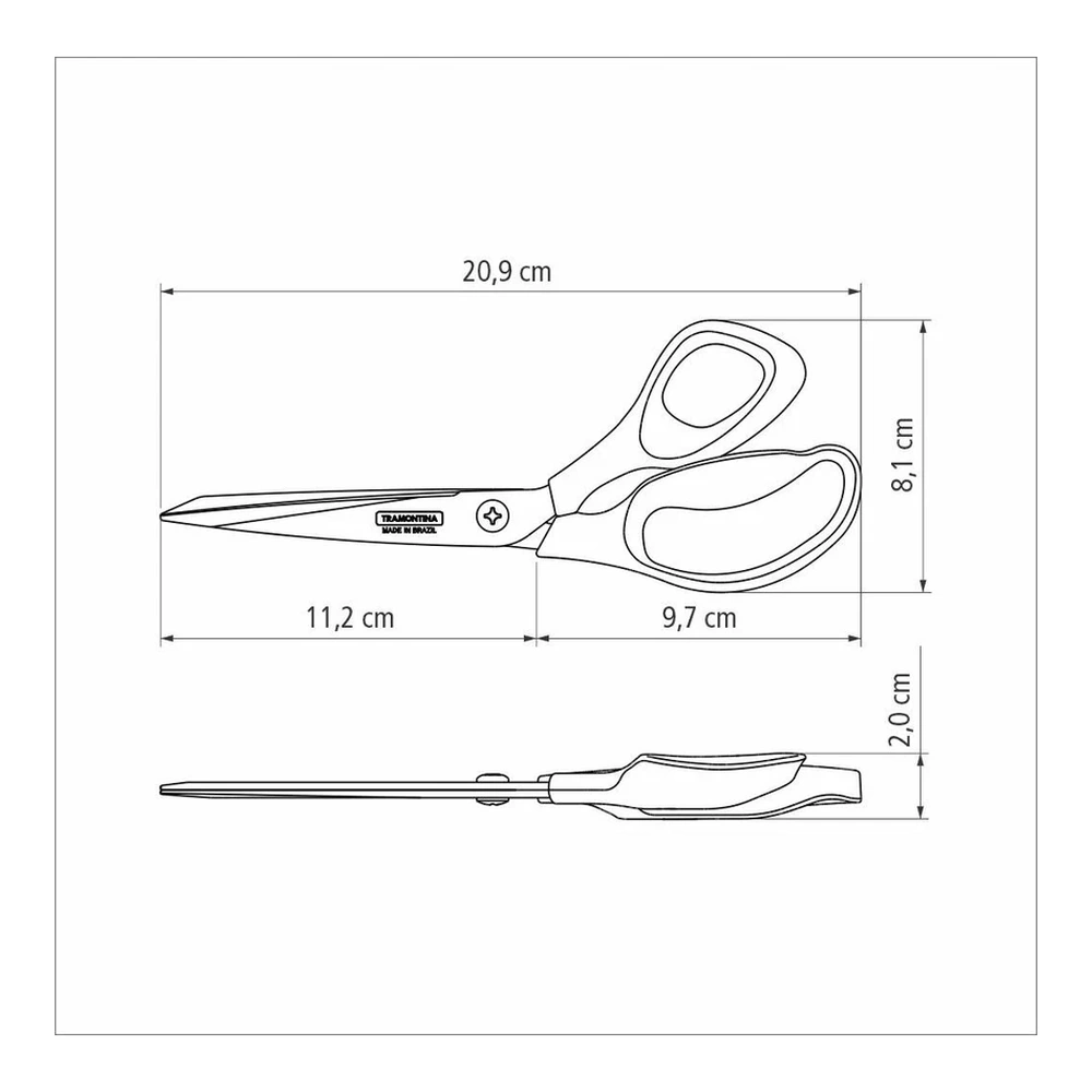 TIJERA PARA COSTURA 7 SUPERCORT TRAMONTINA T259251 4