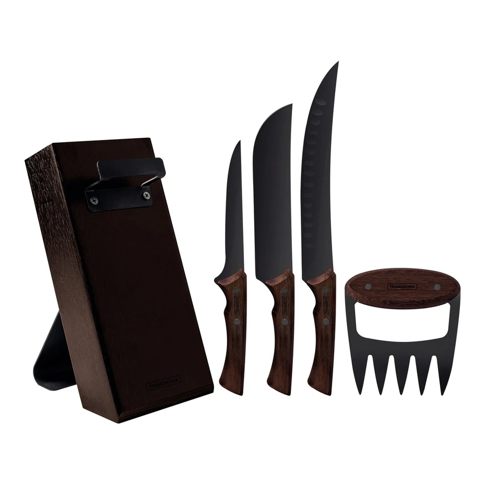 KIT PARA ASADO 5PZAS CHURRASC TRAMONTINA T229991 3