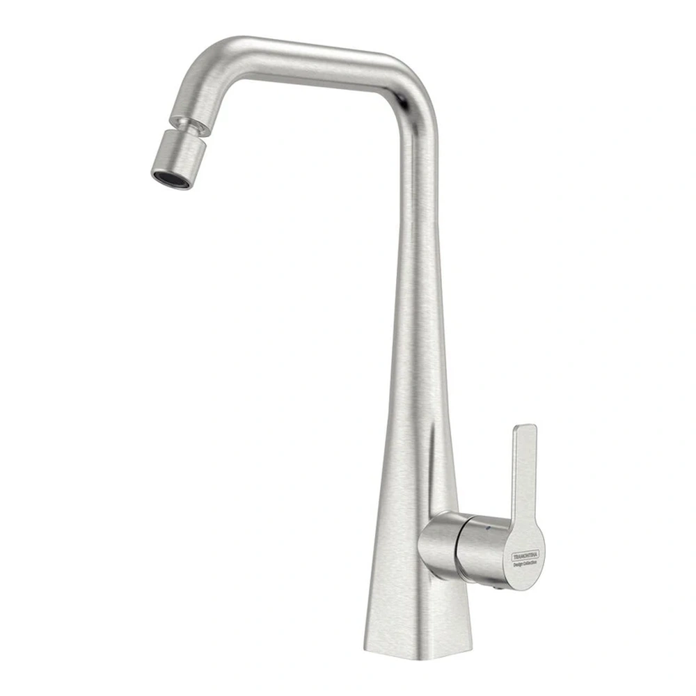 MEZCLADOR MONOCOMANDO INOX OBELISK TRAMONTINA T94520C 2