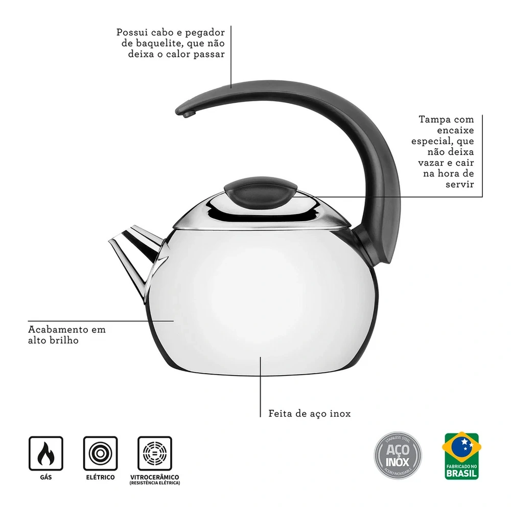 TETERA 2,25L TRAMONTINA T614822 5