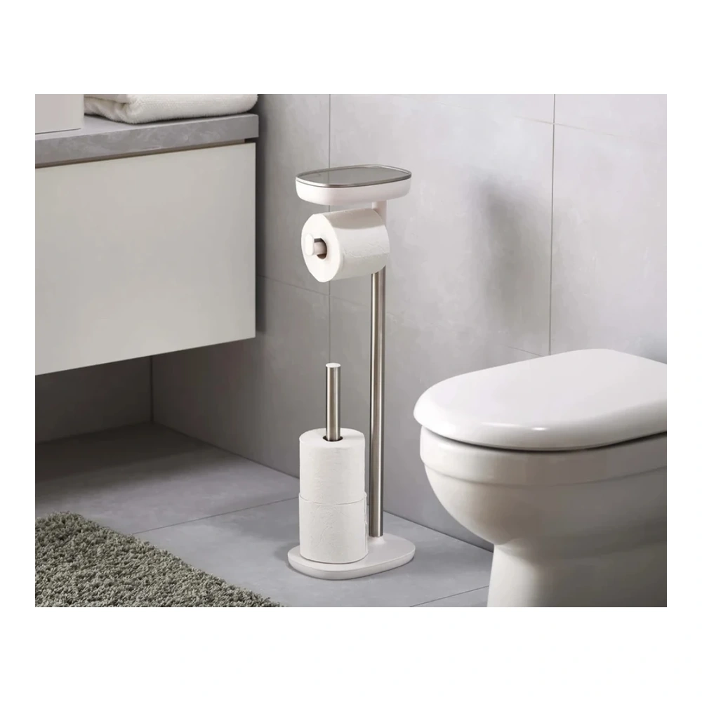 PORTA PAPEL HIGIENICO JOSEPH JOSEPH EASY STORE C/ SOPORTE P/ CELULAR 5