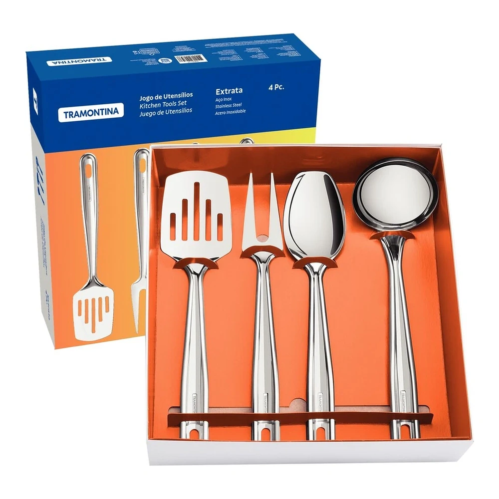 JUEGO  DE UTENSILIOS 4 PZAS  TRAMONTINA T668152 3