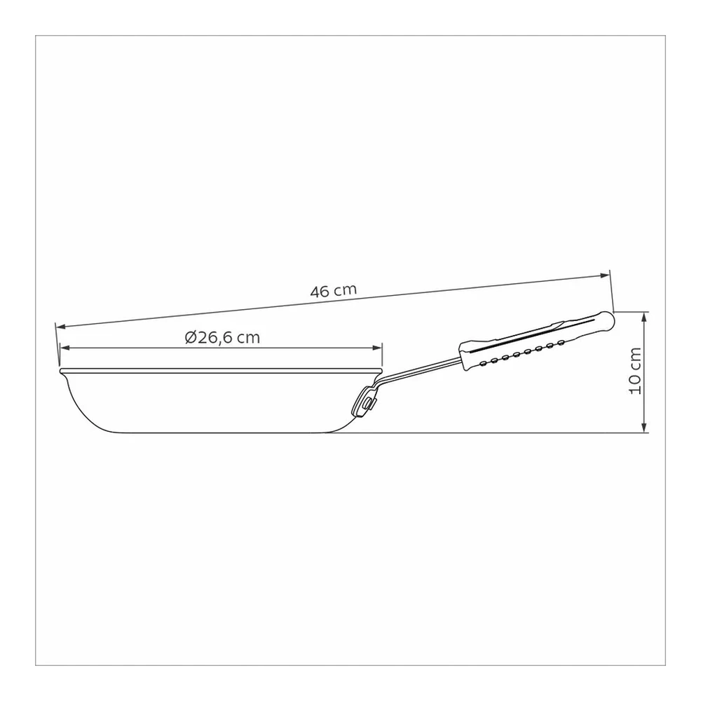 SARTEN PROFESIONAL 25 CM TRAMONTINA T208903 5