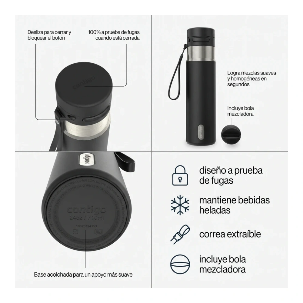 BOTELLA CONTIGO SHAKER AUTOPOP 710 ML LICORICE 3