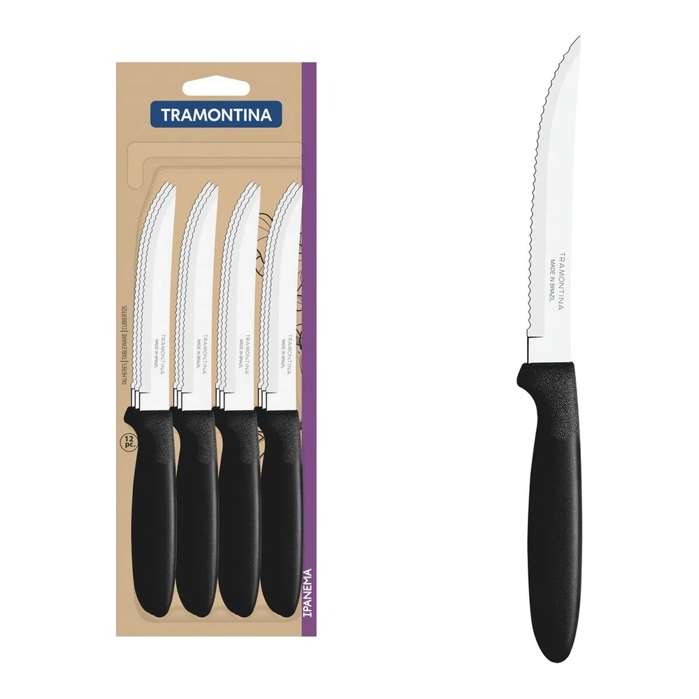 JUEGO  CUCHILLOS ASADO 12PZAS IPANEM TRAMONTINA T233601 2