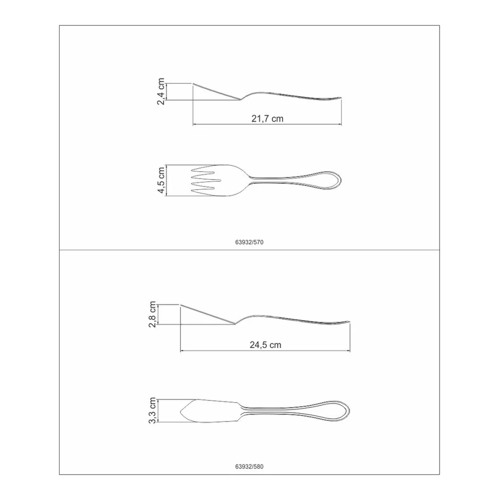 JUEGO  PARA SERVIR PESCADO ITALY TRAMONTINA T63932L 4
