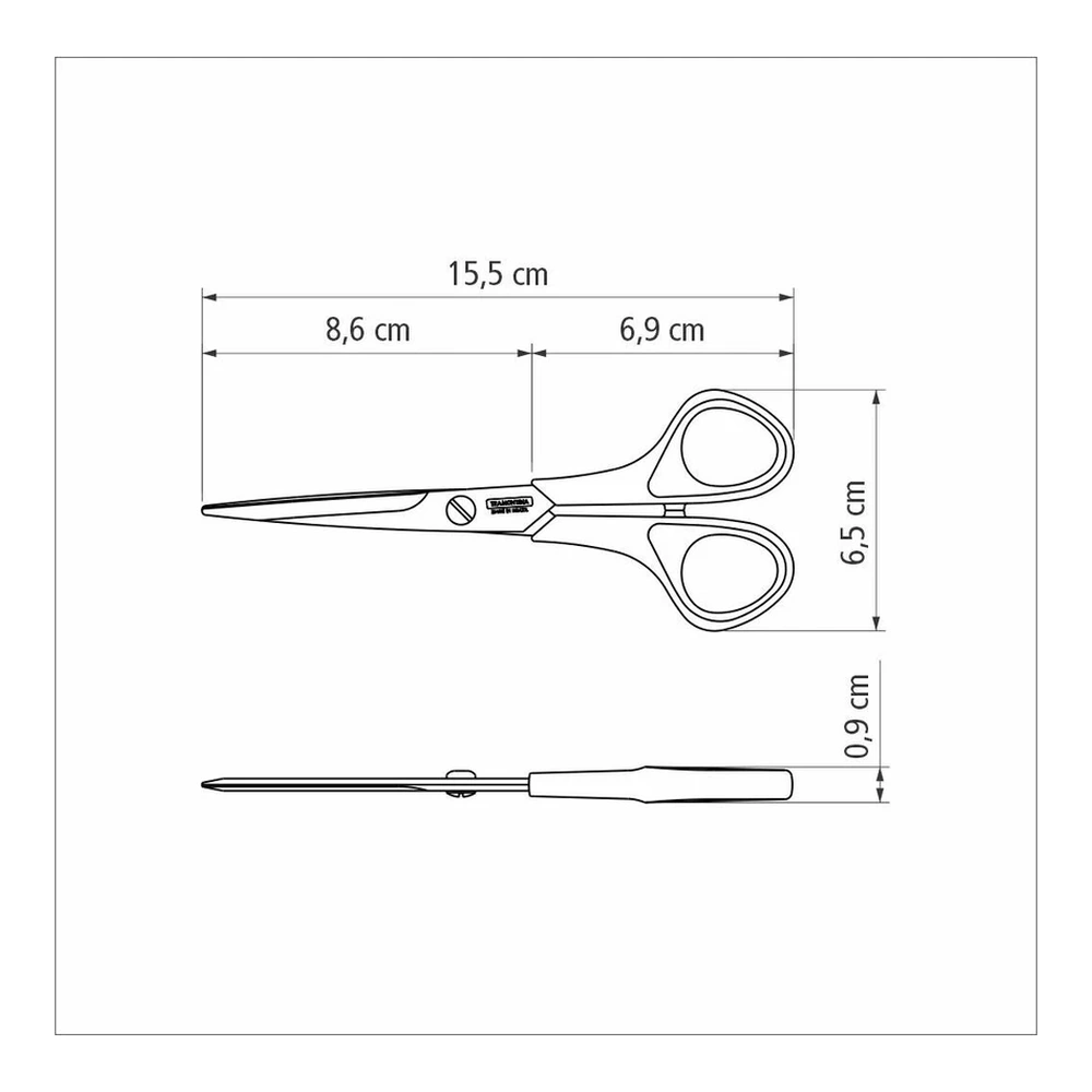 TIJERA PARA CABELLO 6 SUPERCORT TRAMONTINA T259051 5