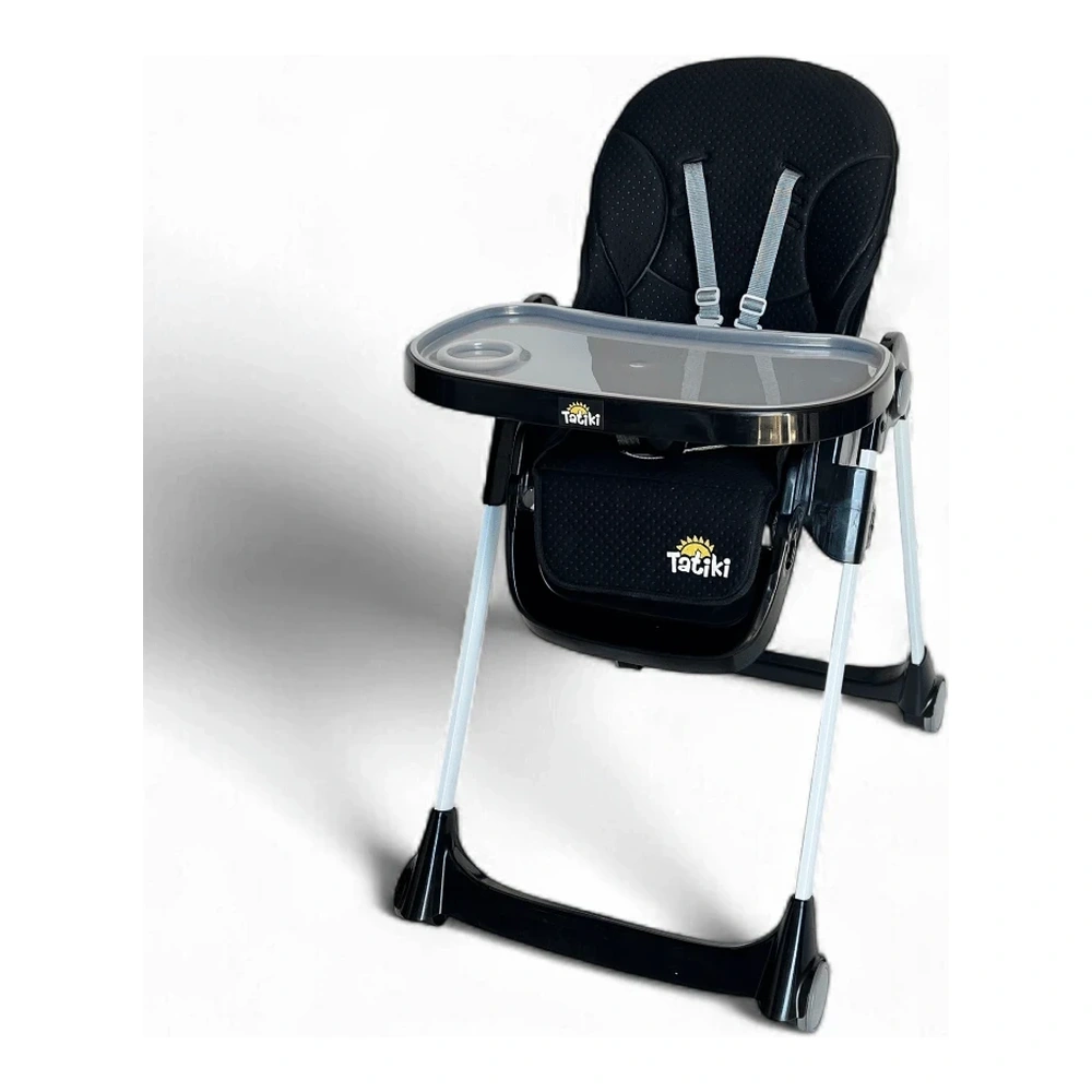 SILLA DE COMER TATIKI MODERNA HASTA 15 KILOS NEGRO T-SC-02-NG