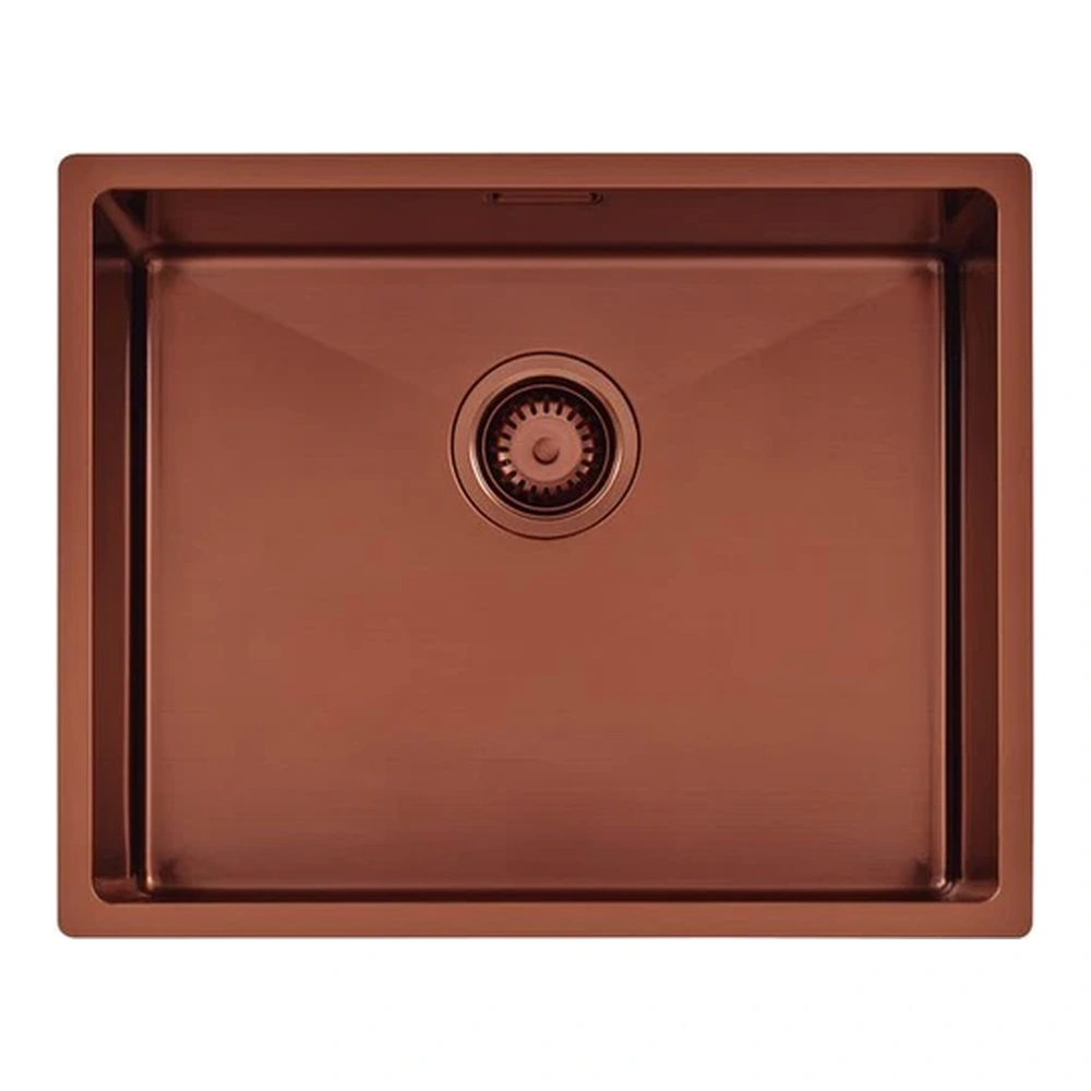 CUBETA QUADRUM INOX 50X40X20,5 ROSE GOLD TRAMONTINA T940073