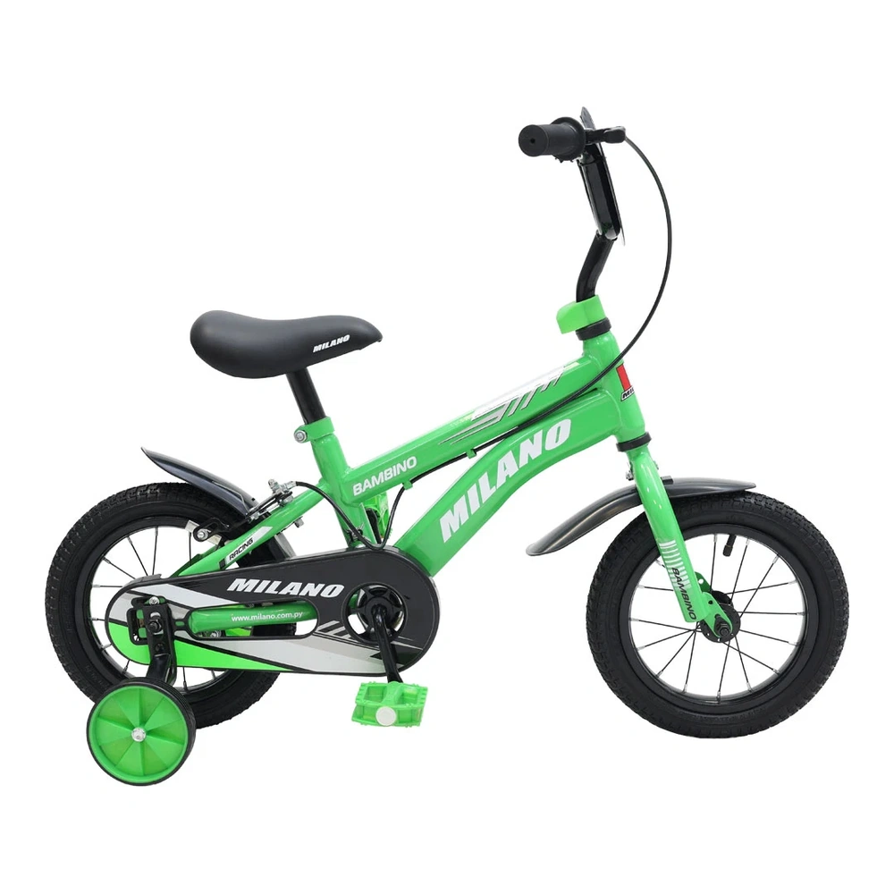 BICICLETA MILANO BAMBINO 12 C/F VERDE