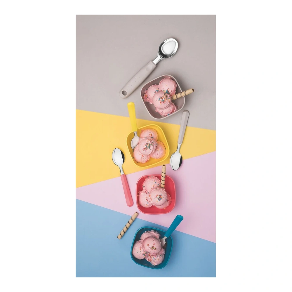 JUEGO  PARA HELADOS 9 PZAS MIXCOLOR TRAMONTINA T25099U 4